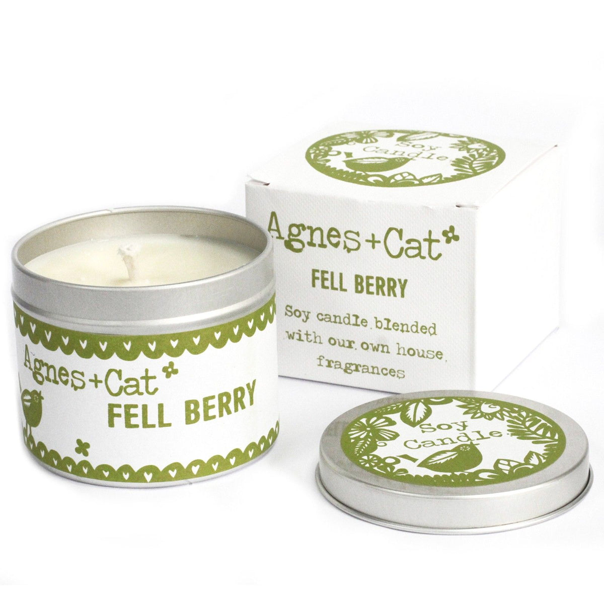 Agnes & Cat – Tin Candle 200ml | Fell Berry