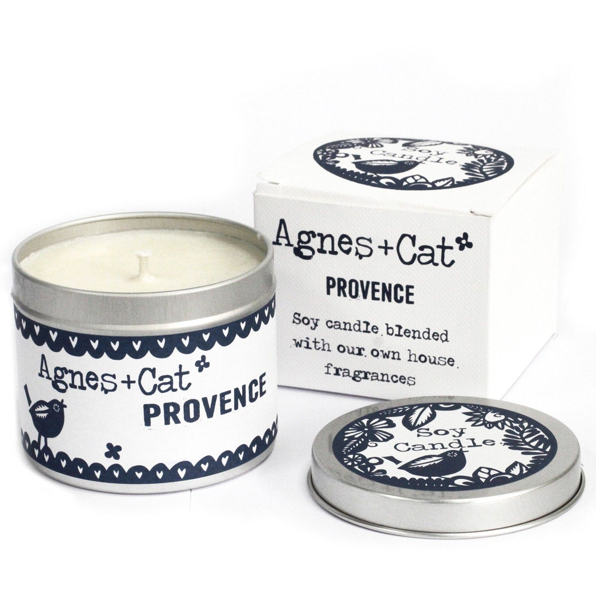 Agnes & Cat – Tin Candle 200ml | Provence