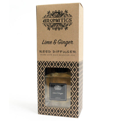 Essential Oil Reed Diffuser | Lime & Ginger (200ml)