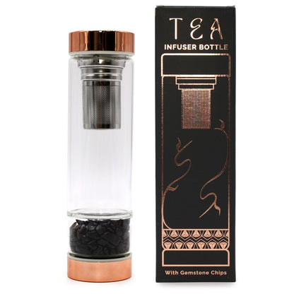 Glass Tea Infuser Bottle | Onyx