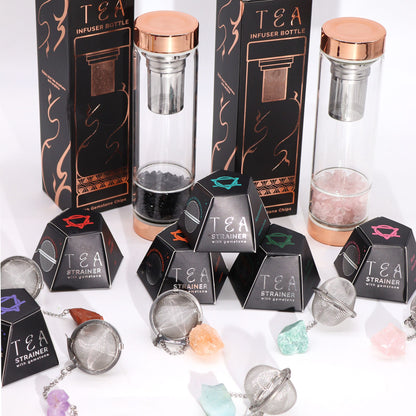 Tea Strainer | Rainbow Moonstone
