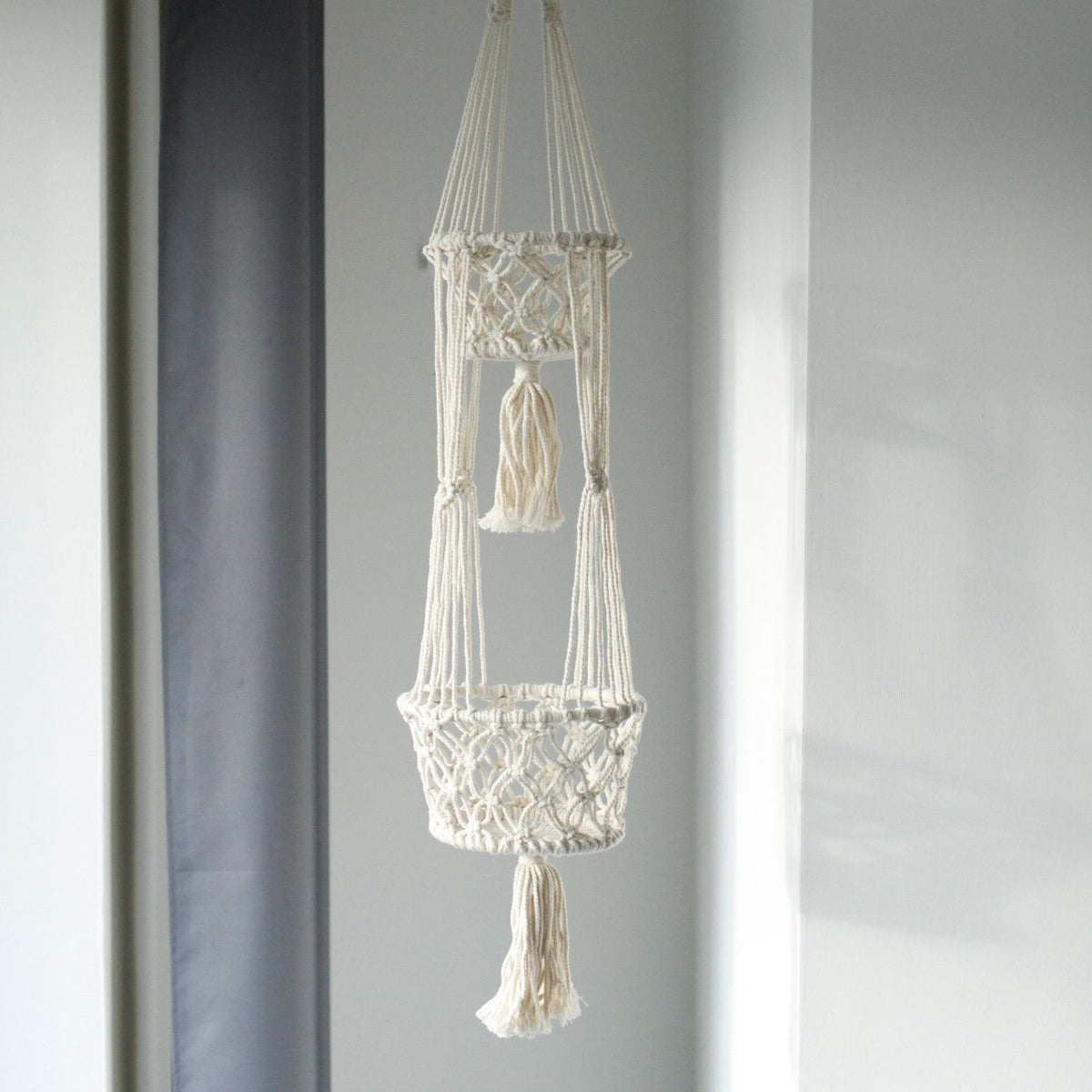 Macramé Plant Hanger | Double