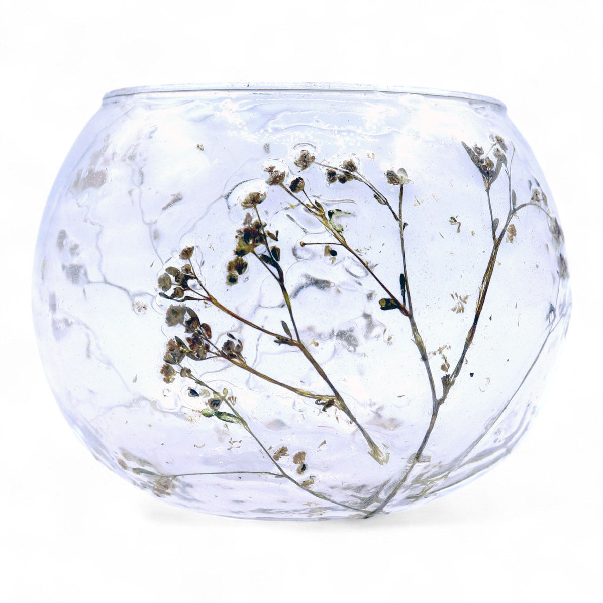 Botanical Bowl Candle Holder | Green 8x10cm