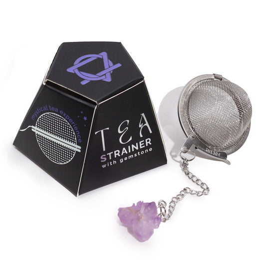 Tea Strainer | Amethyst Cluster