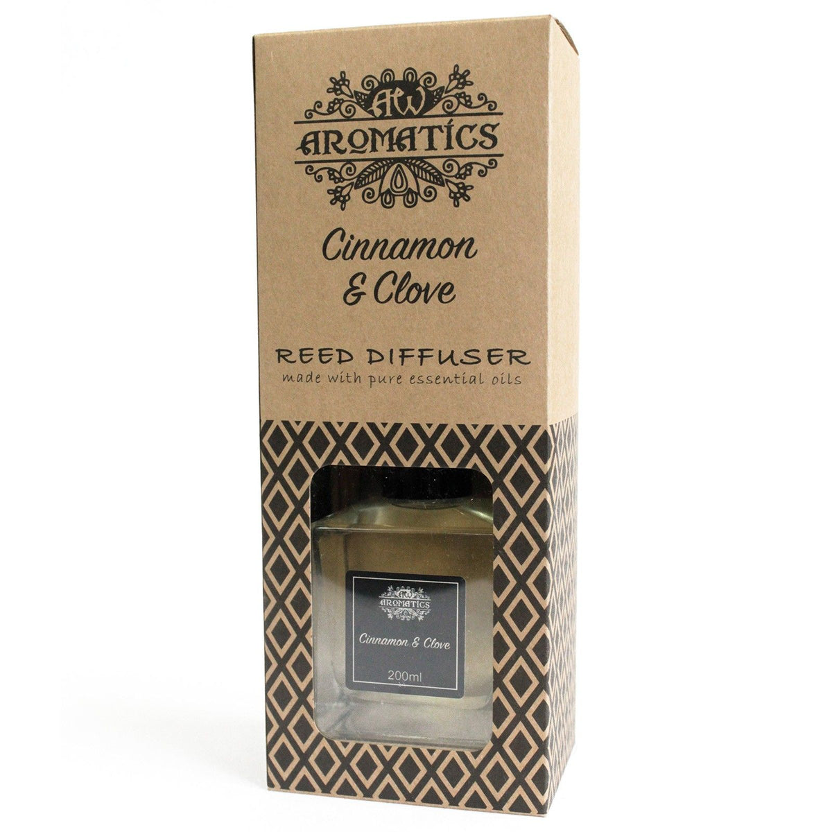 Essential Oil Reed Diffuser | Cinnamon & Clove (200ml)