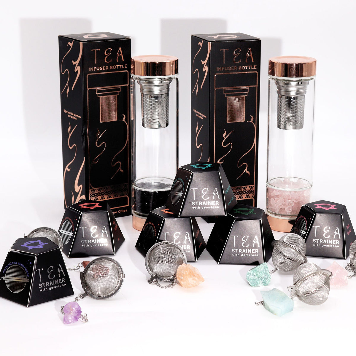 Tea Strainer | Smoky Quartz