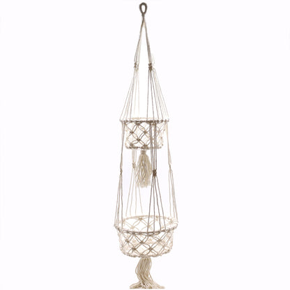 Macramé Plant Hanger | Double