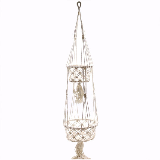 Macramé Plant Hanger | Double