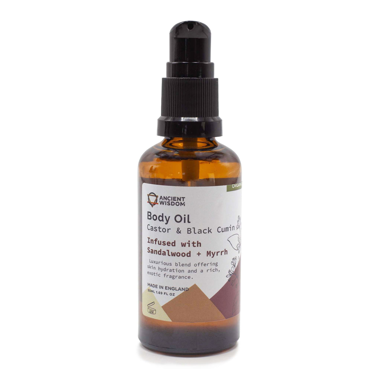 Organic Body Oil | Sandalwood & Myrrh