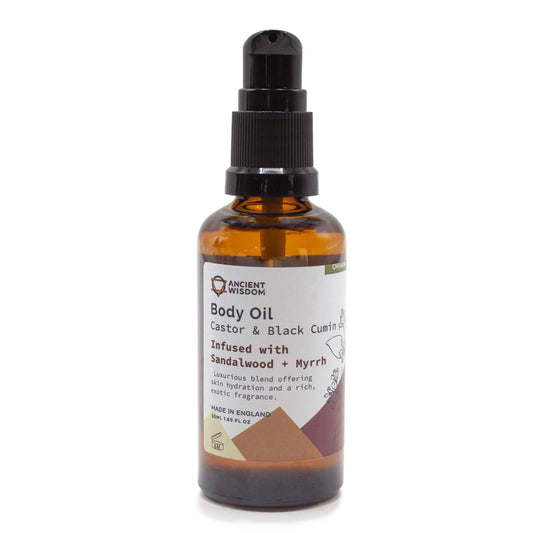 Organic Body Oil | Sandalwood & Myrrh