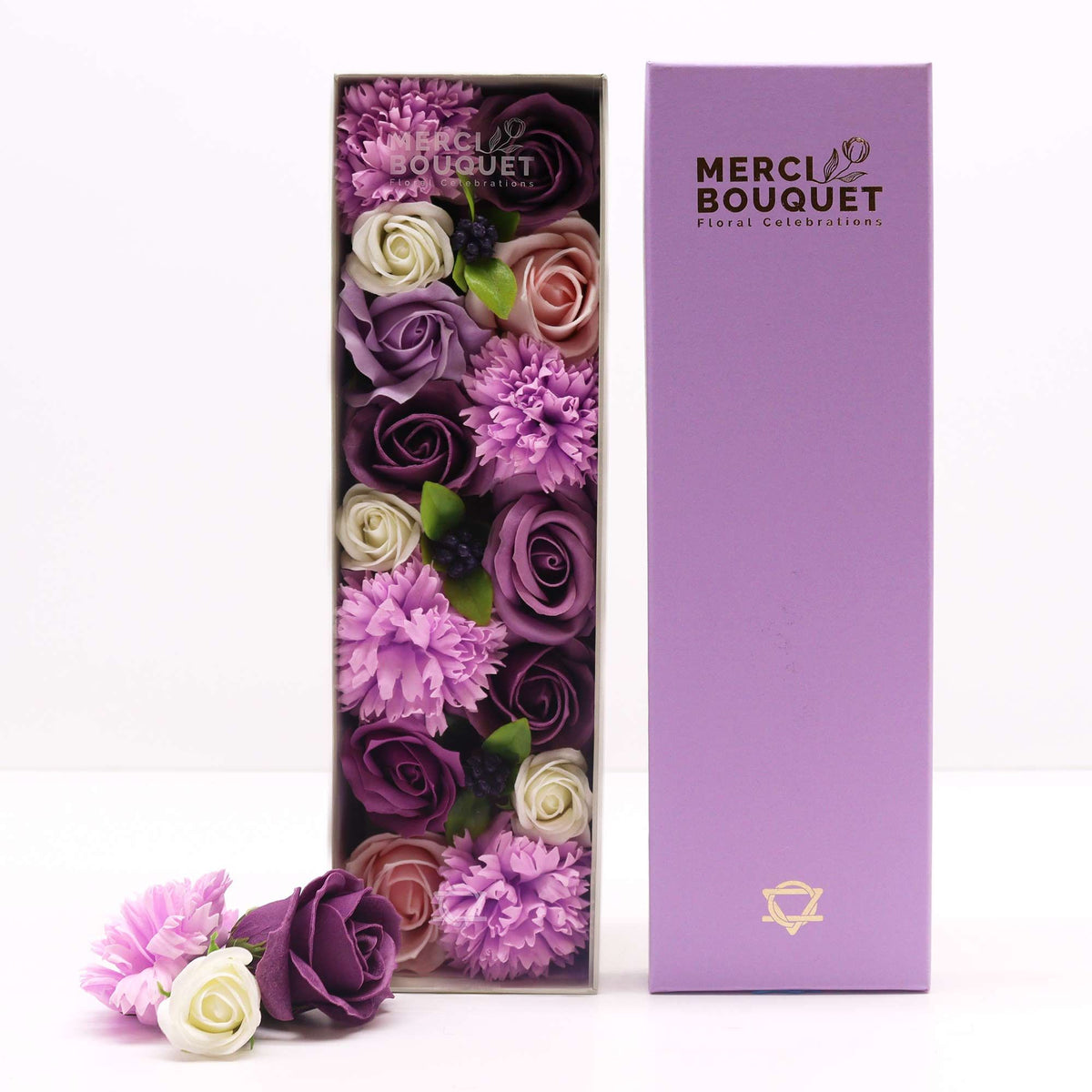 Bouquet Box L |  Lavender Rose & Carnation