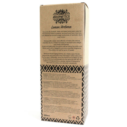 Essential Oil Reed Diffuser | Lemon Verbena (200ml)