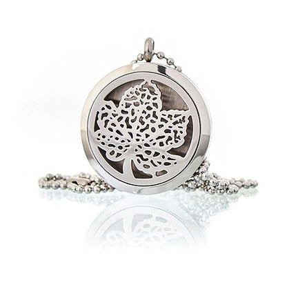 Aromatherapy Diffuser Necklace | Leaf 30mm