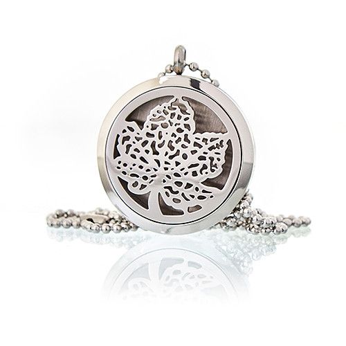 Aromatherapy Diffuser Necklace | Leaf 30mm