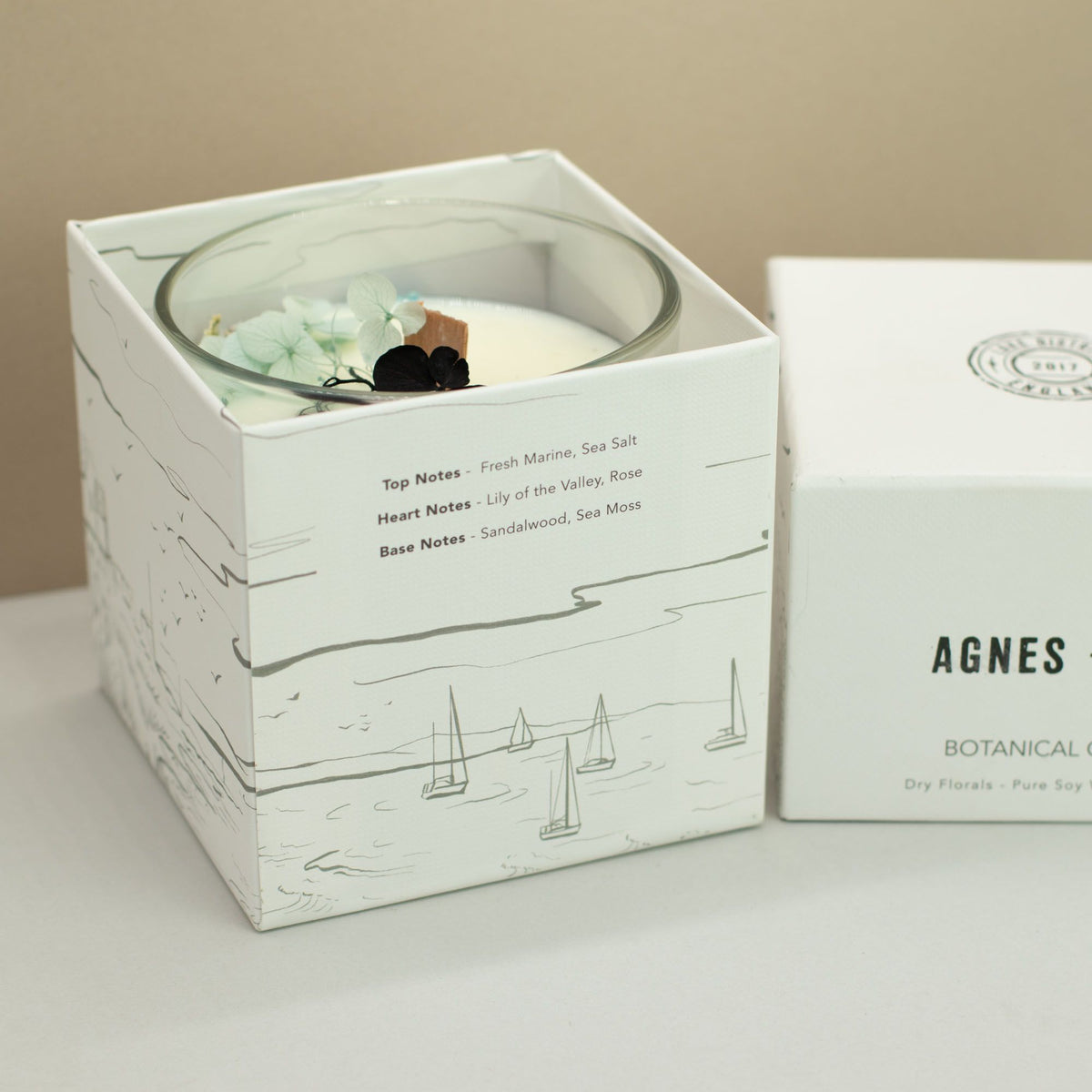 Agnes + Cat Botanical 350g | Sea Salt & Moss