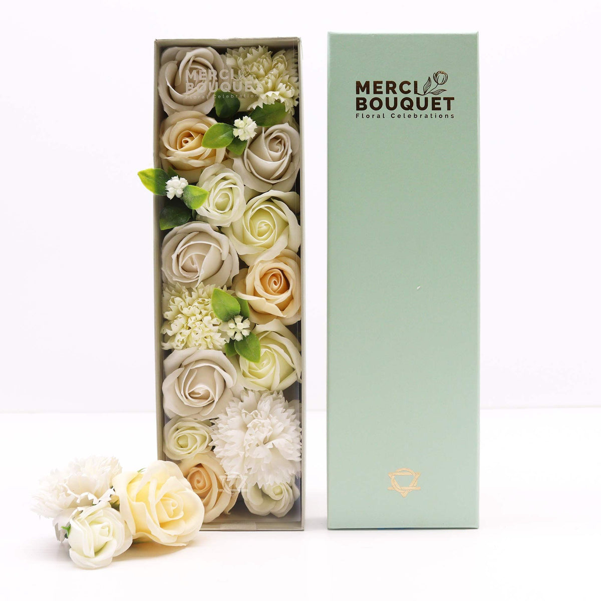 Bouquet Box L | White & Ivory