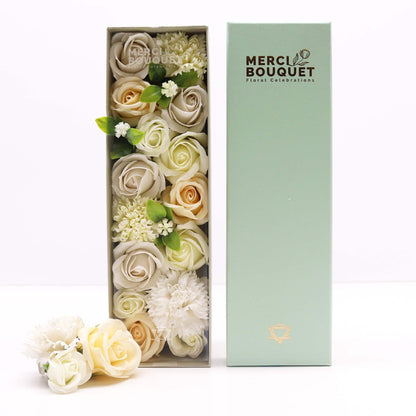 Bouquet Box L | White & Ivory