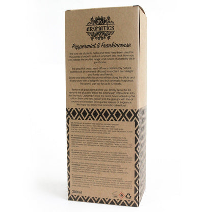 Essential Oil Reed Diffuser | Peppermint & Frankincense (200ml)