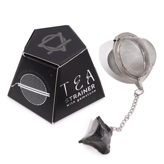 Tea Strainer | Black Obsidian