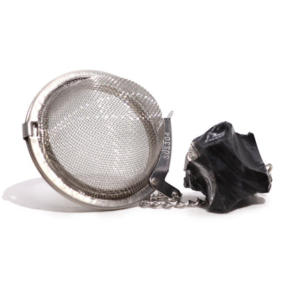 Tea Strainer | Black Obsidian