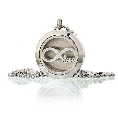 Aromatherapy Diffuser Necklace | Infinity Love 25mm
