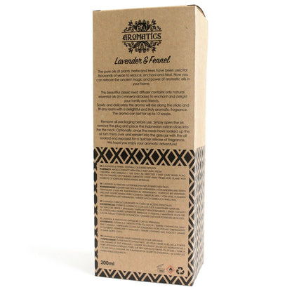 Essential Oil Reed Diffuser | Lavender & Fennel (200ml)