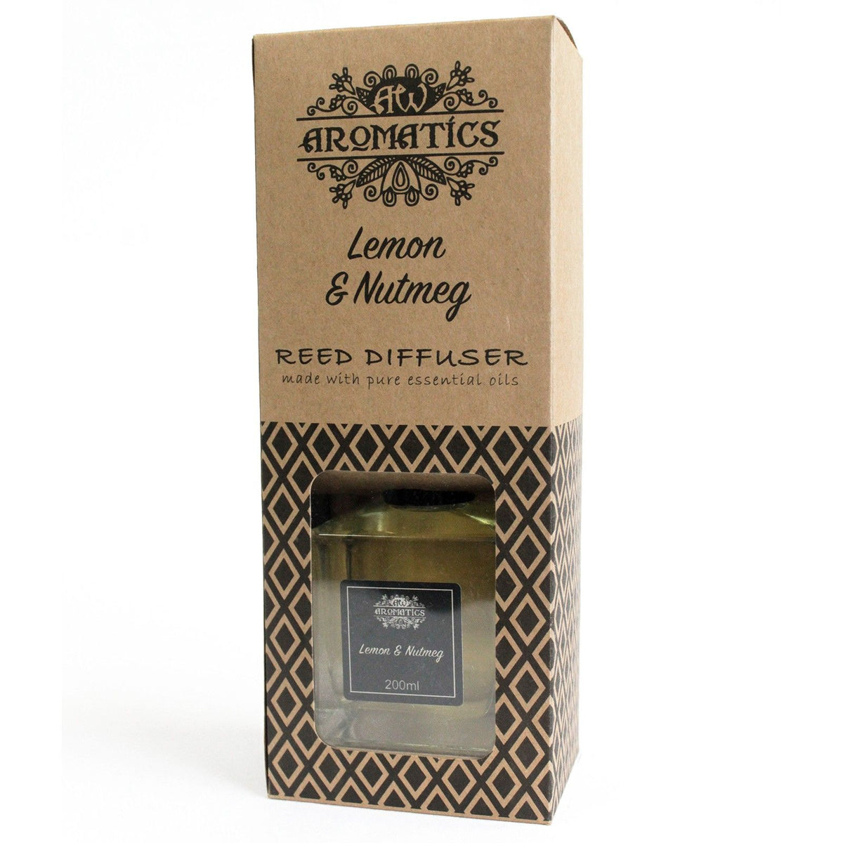 Essential Oil Reed Diffuser | Lemon & Nutmeg (200ml)