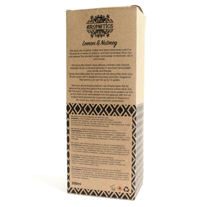 Essential Oil Reed Diffuser | Lemon & Nutmeg (200ml)